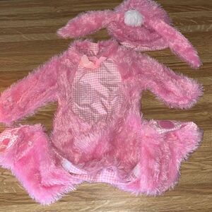 Rubies Pink Gingham Bunny Infant Costume Halloween Easter Costume! 18-22lbs